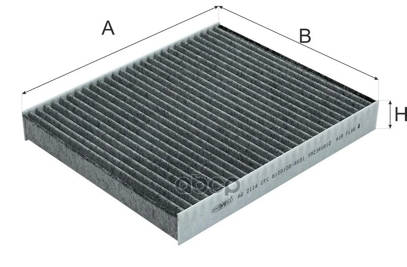 Фильтр салона AITO/SERES M5 23- угольный AG2114CFC - миниатюра 2