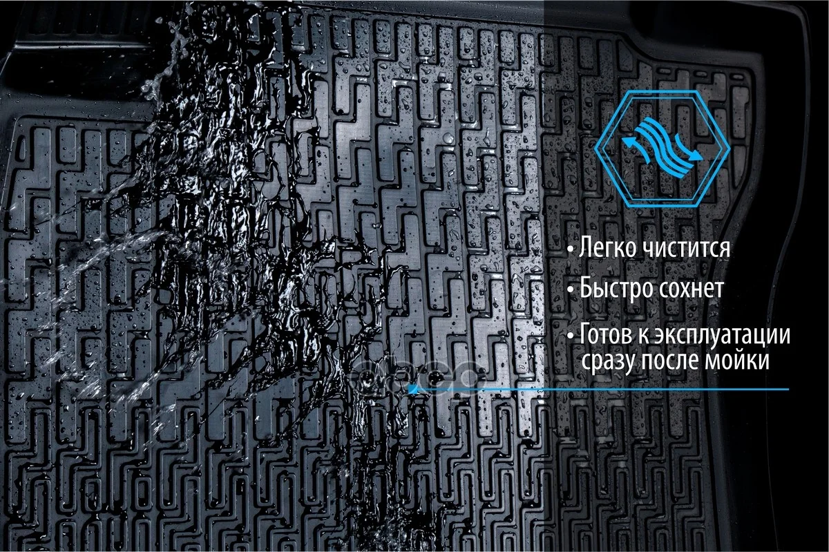 Коврики салона KIA SORENTO 20- 12804006 Rival - миниатюра 7