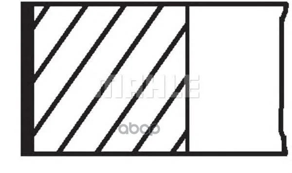 Кольца поршневые 00112N0 Mahle/Knecht - миниатюра 2