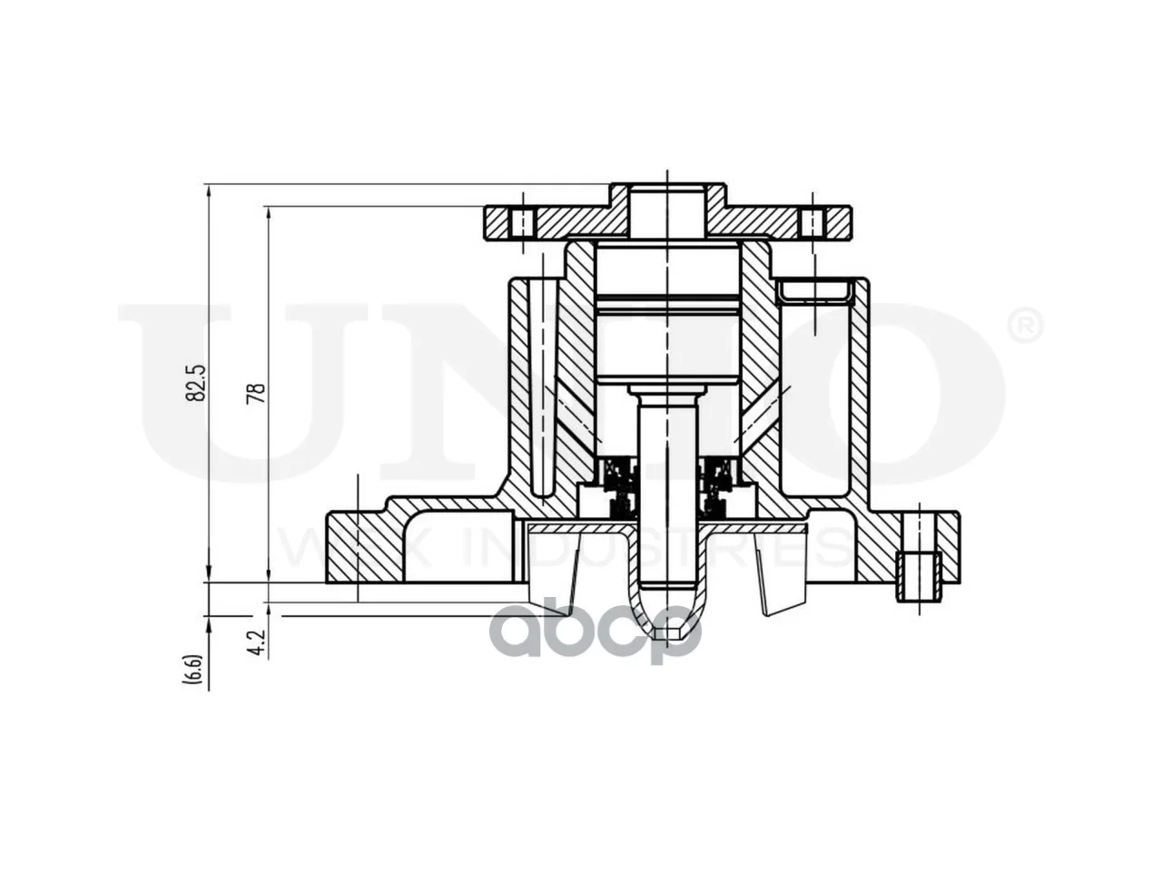 Насос водяной KIA SPORTAGE 10- WAP10149 UNIO - миниатюра 4