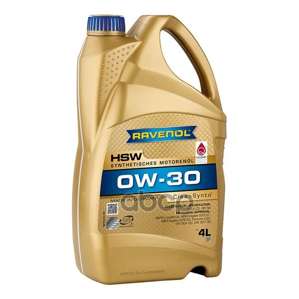 Ravenol HSW 0W-30 4л Ravenol - изображение 1