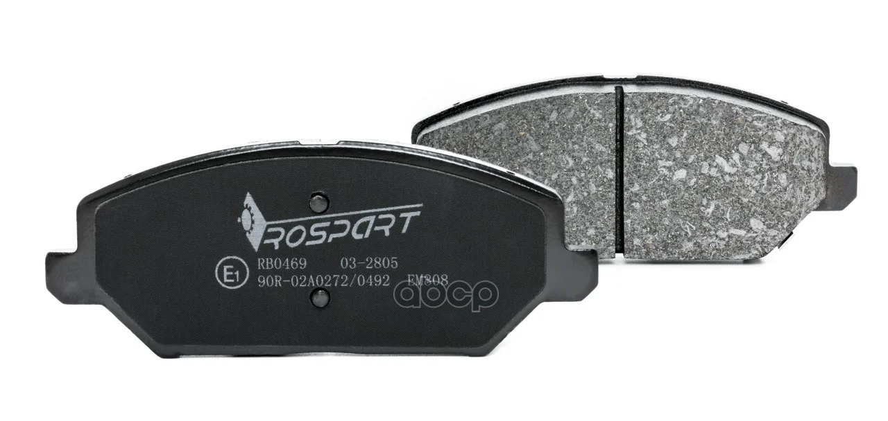 КОЛОДКИ ТОРМОЗНЫЕ RB0469 ROSPART - миниатюра 3