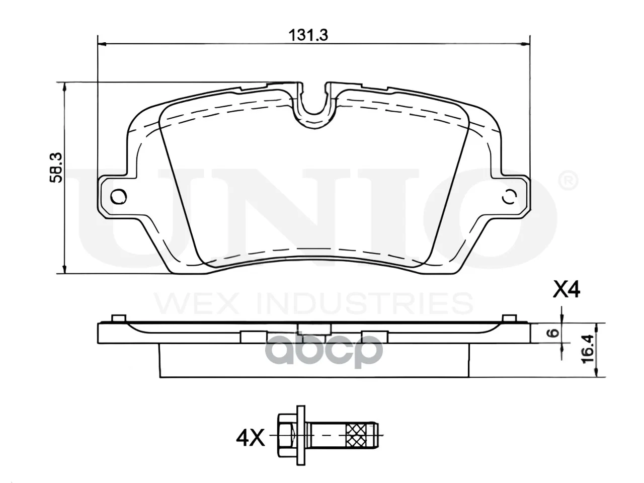 Колодки тормозные LAND ROVER RANGE ROVER SPORT 12- - миниатюра 4