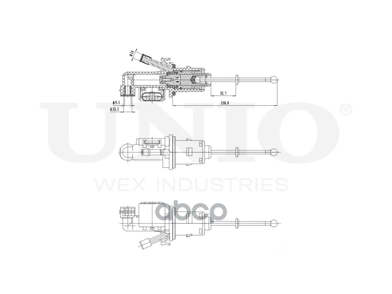 Цилиндр сцепления главный BRC10015 UNIO - миниатюра 5
