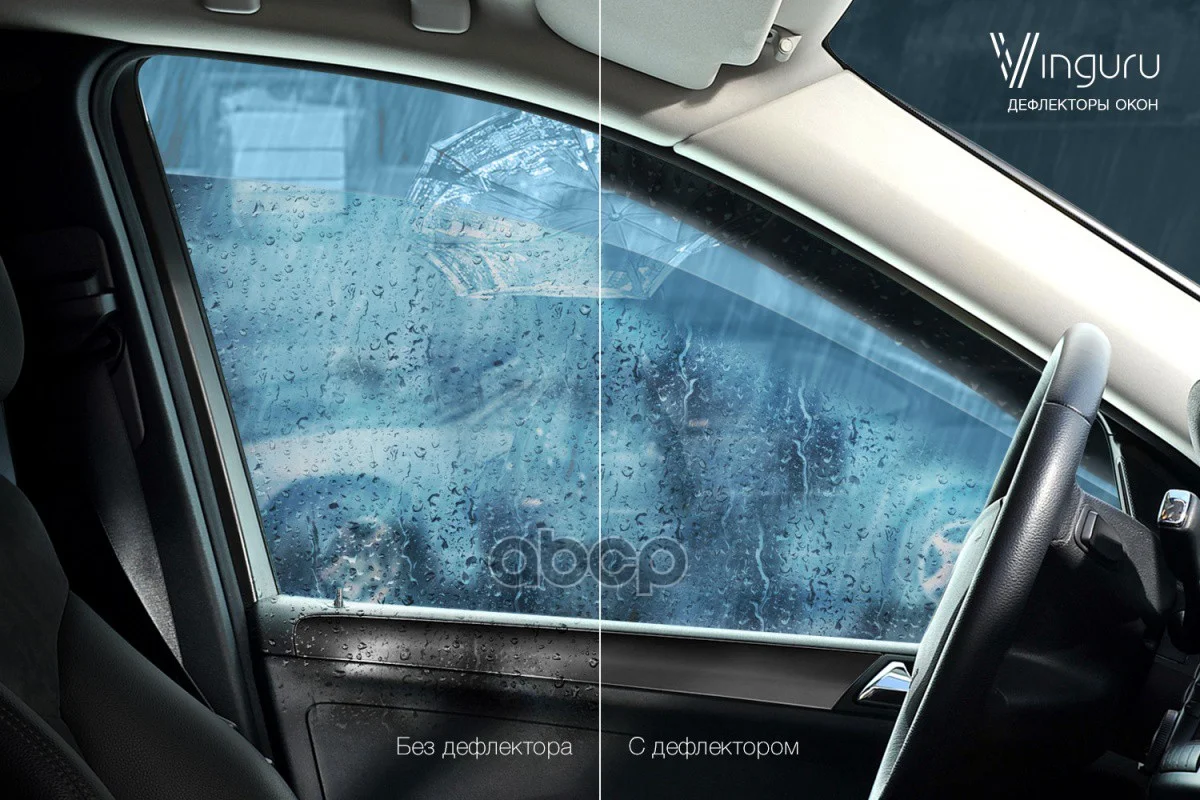 Дефлекторы окон Vinguru NISSAN Qashqai 2006-2010, - изображение 1