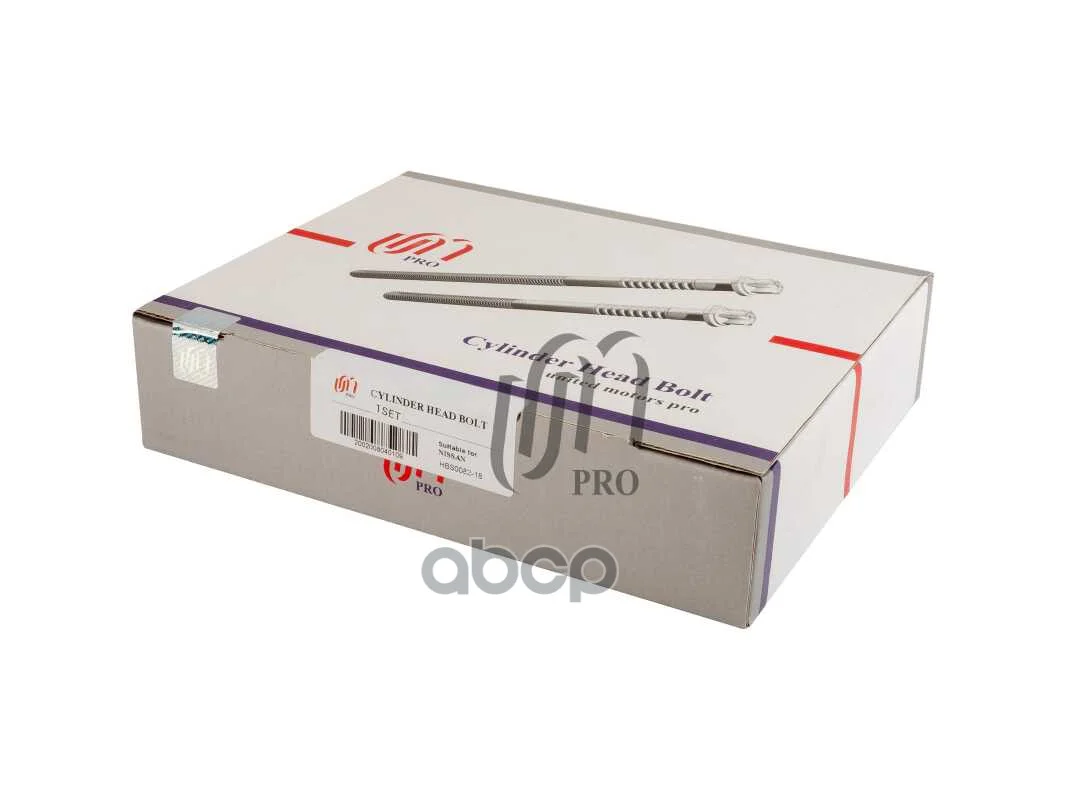 Комплект болтов ГБЦ NISSAN ZD30DDTi 18шт HBS008218 - миниатюра 6