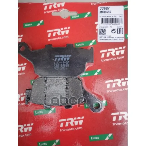 Колодки дисковые MCB585 MCB585 TRW - изображение 1