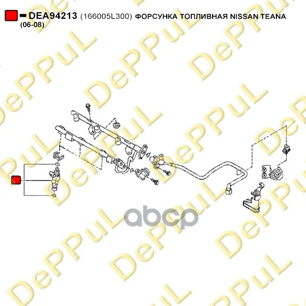 ФОРСУНКА ТОПЛИВНАЯ NISSAN TEANA (06-08) DEA94213 - миниатюра 2