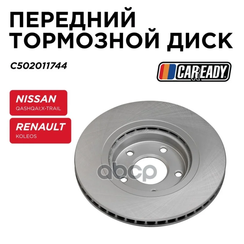 Диск тормозной NISSAN QASHQAI/X-TRAIL перед. - изображение 1