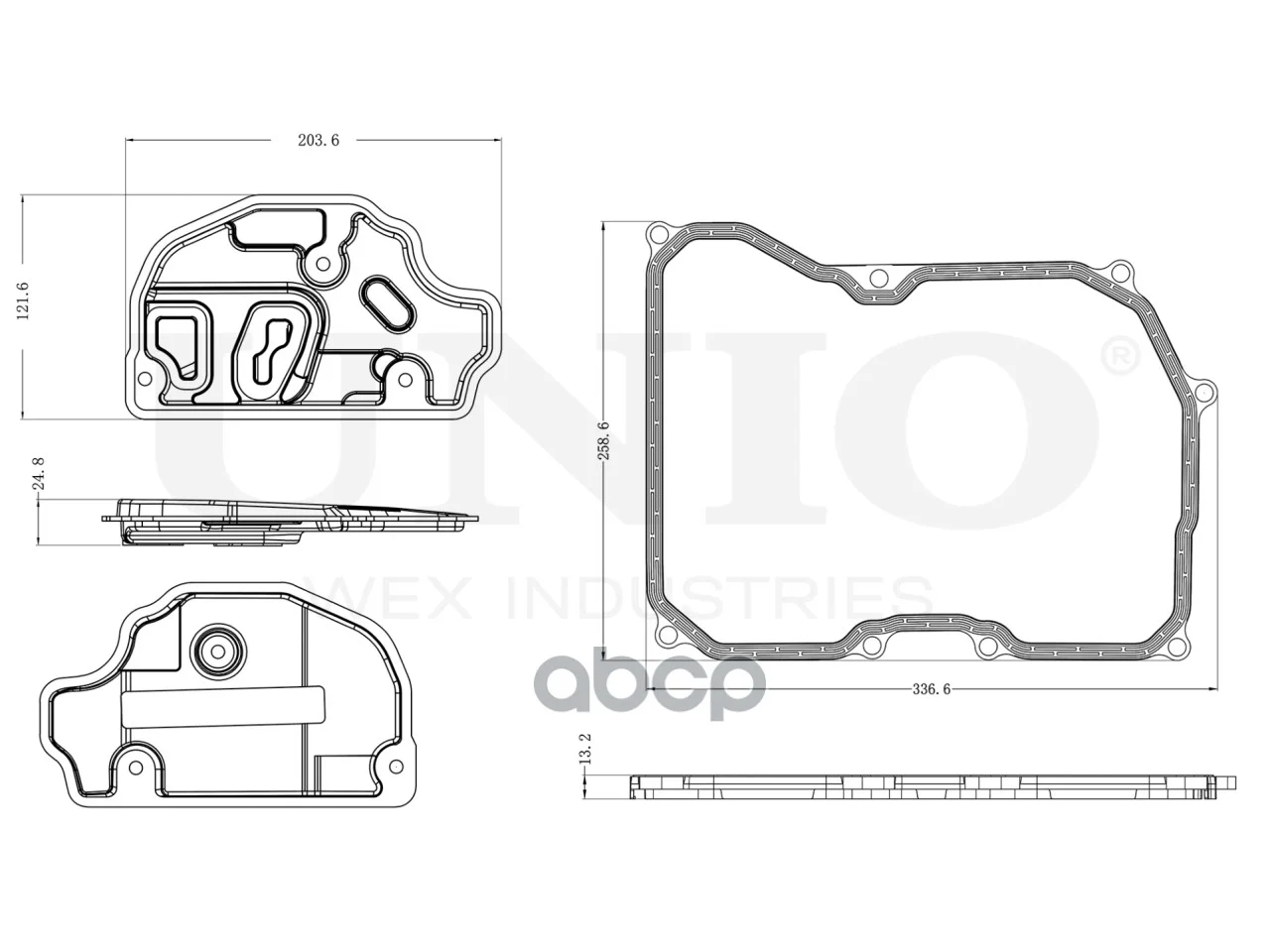 Фильтр АКПП VW POLO 03- FLT30003 UNIO - миниатюра 6