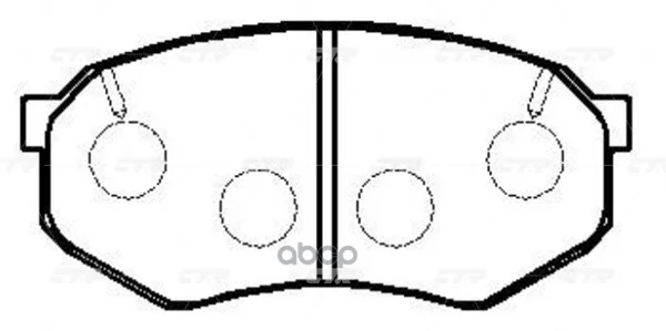 Колодки тормозные MARK - GX8#,CANTER F GK0585 CTR - изображение 1