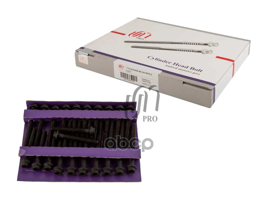 Комплект болтов ГБЦ MB OM602 22шт HBS001422 United - изображение 1