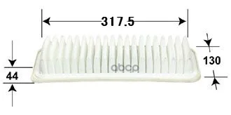 Фильтр воздушный K3-VE A741 VIC - изображение 1