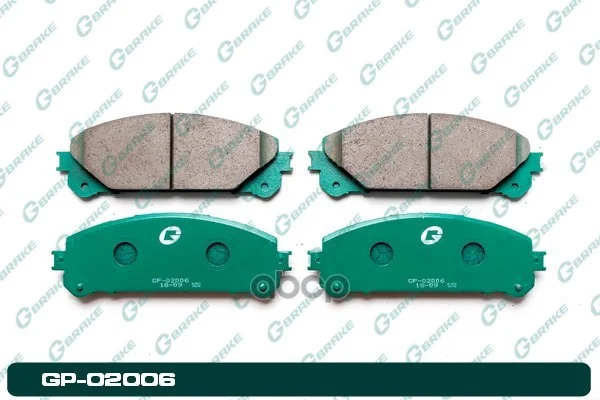 Колодки тормозные GP02006 G-BRAKE - изображение 1