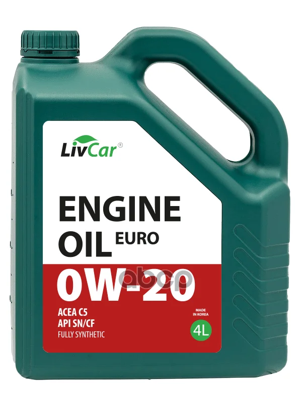 Масло моторное LIVCAR Engine Oil EURO 0W-20 ACEA - изображение 1