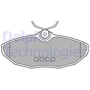 Колодки тормозные дисковые, комплект LP1505 Delphi - миниатюра 2