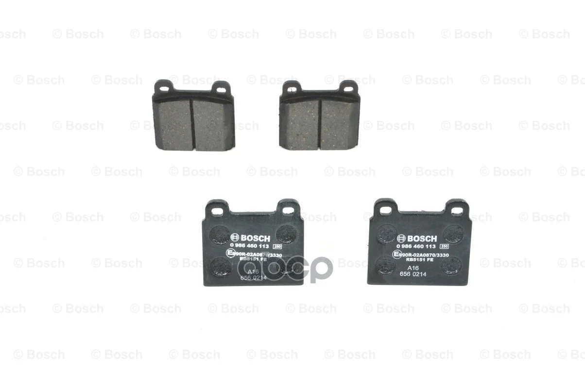 Колодки тормозные 0986460113 Bosch - миниатюра 3