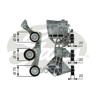 Ролик натяжителя T39064 Gates - изображение 1