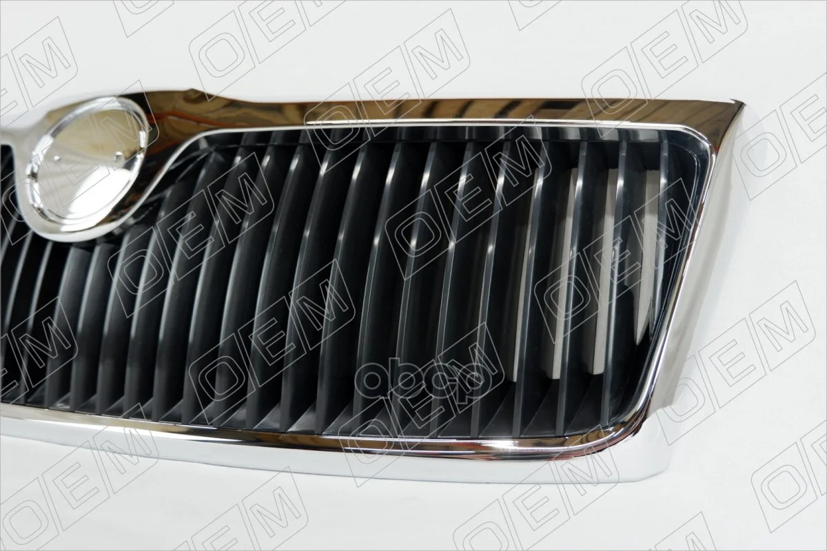 Решетка радиатора Skoda Octavia 2 A5 2004-2008 - миниатюра 3