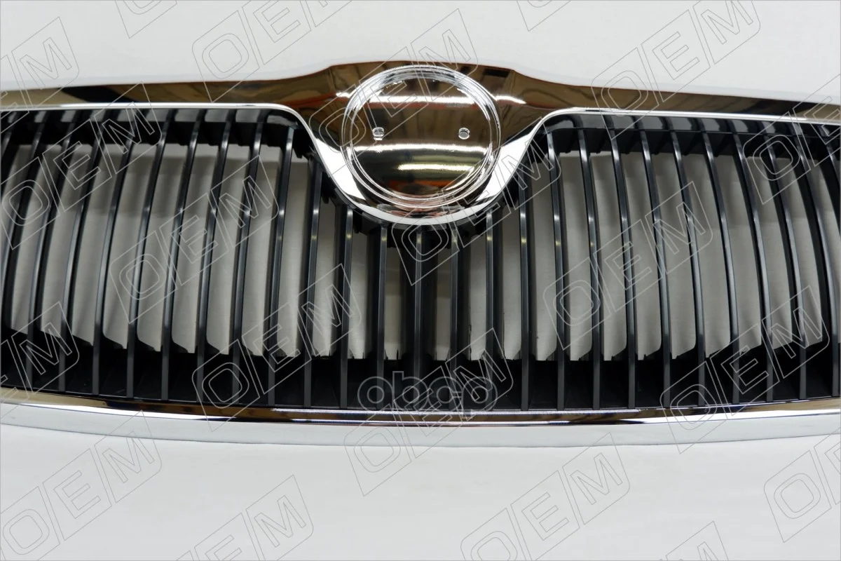 Решетка радиатора Skoda Octavia 2 A5 2004-2008 - миниатюра 4