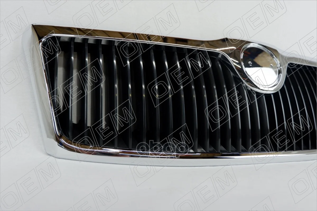 Решетка радиатора Skoda Octavia 2 A5 2004-2008 - миниатюра 5