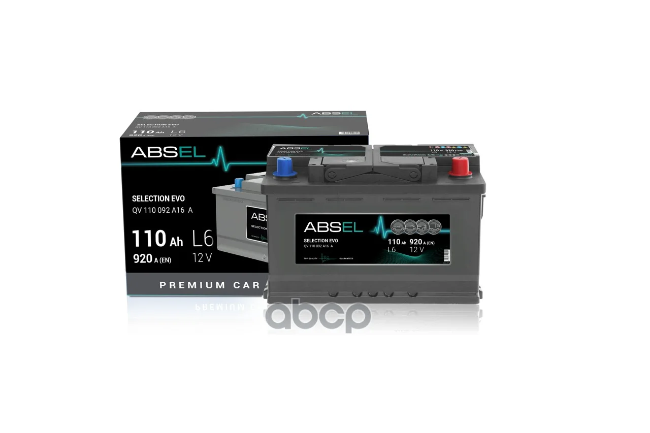 Аккумулятор ABSEL SELECTION EVO 12V L6 110Ah 920A - изображение 1