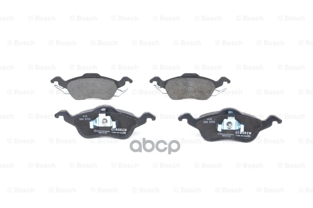 Дисковые колодки передние 0986494284 Bosch - миниатюра 2