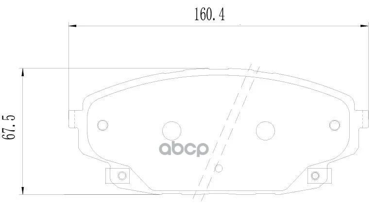 Колодки тормозные GAC GS8 23- диск.перед. PF4409 - миниатюра 3