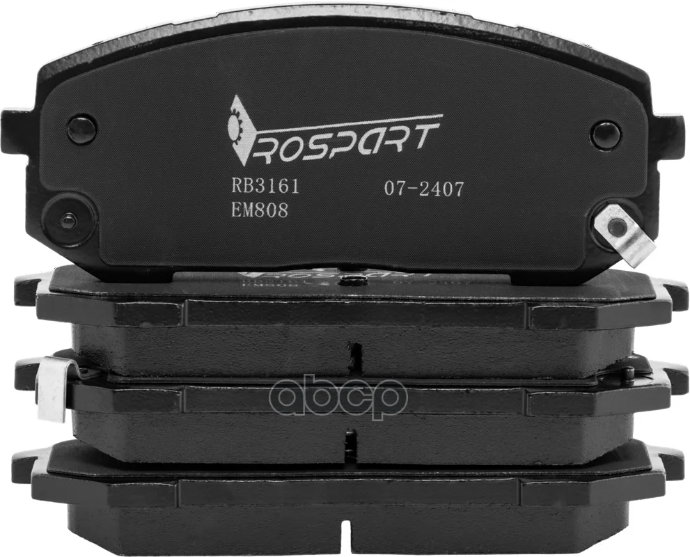 КОЛОДКИ ТОРМОЗНЫЕ RB3161 ROSPART - миниатюра 2