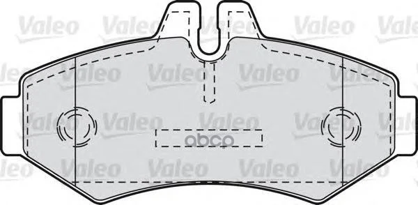 Колодки тормозные 598300 Valeo - изображение 1