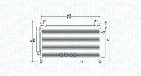 Радиатор кондиционера MAZDA CX-7 07- 350203990000 - изображение 1
