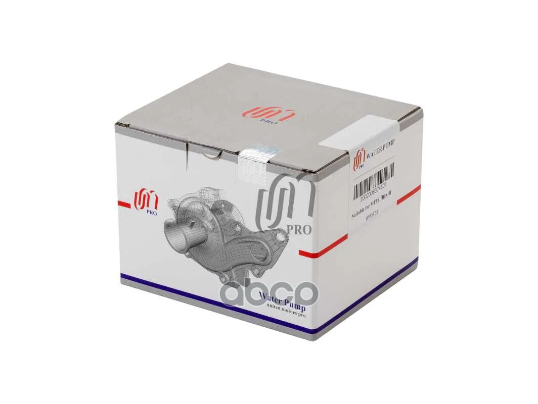 Насос водяной MITSUBISHI 4A91 WP0138 United Motors - миниатюра 9