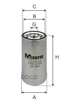 Фильтр топливный DF3607 M-Filter - изображение 1