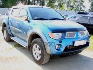 Дефлектор капота темный MITSUBISHI PAJERO SPORT - изображение 1