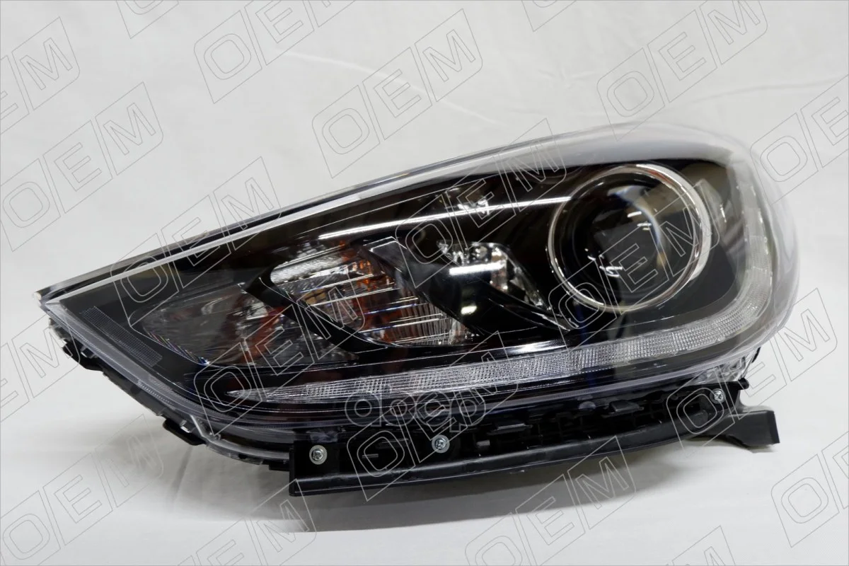 Фара левая Hyundai Solaris 2 2017-2020, галоген, - миниатюра 2