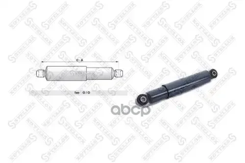 амортизатор подвески !задний 463-763 O/O 20x55 - изображение 1