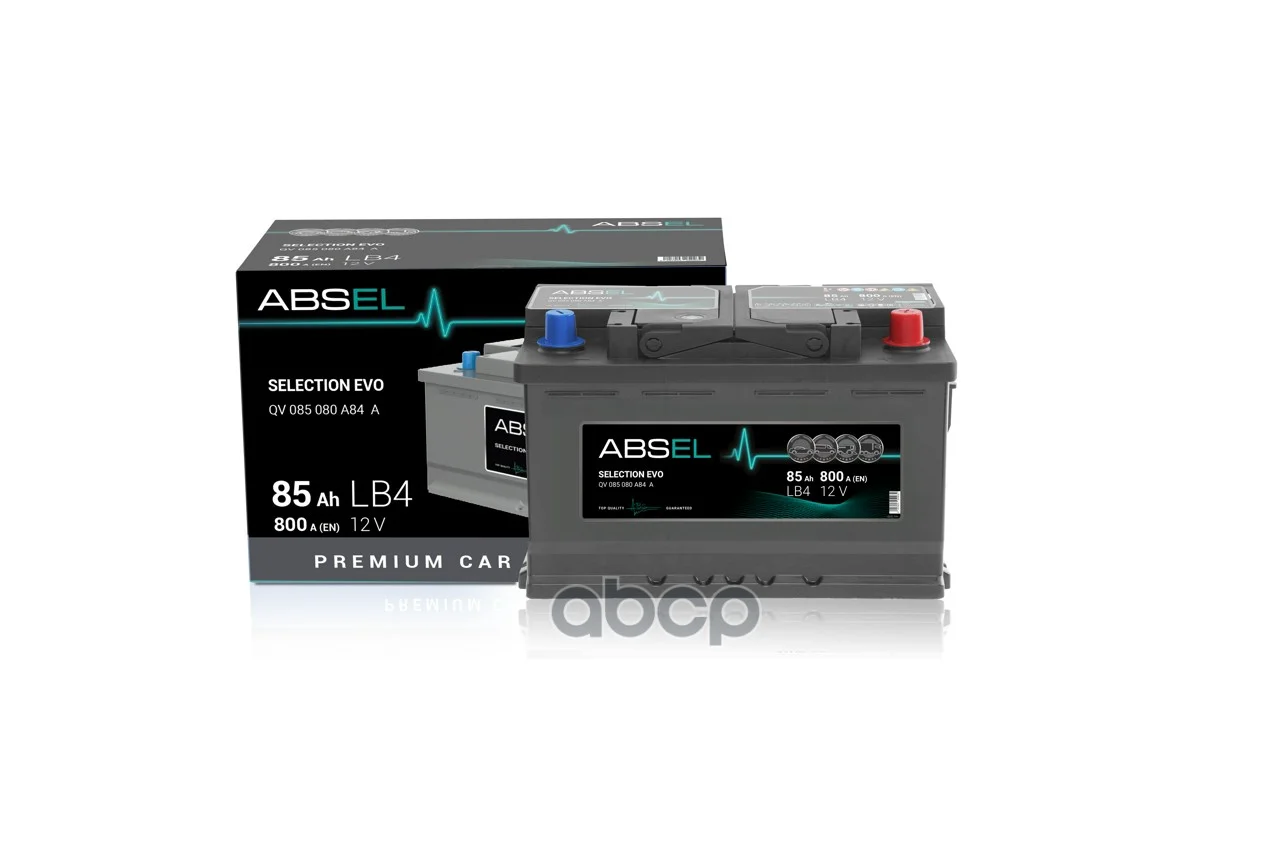 Аккумулятор ABSEL SELECTION EVO 12V LB4 85Ah 800A - изображение 1