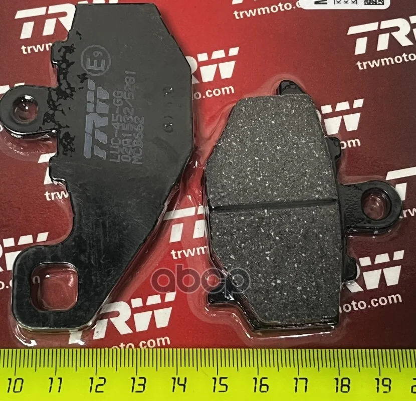 Колодки дисковые MCB662 MCB662 TRW - миниатюра 2
