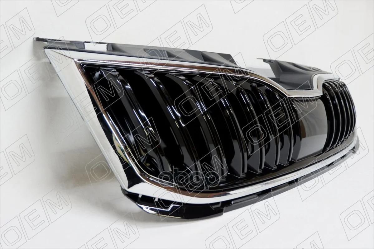 Решетка радиатора Skoda Octavia 3 A7 2017-2020, - миниатюра 4