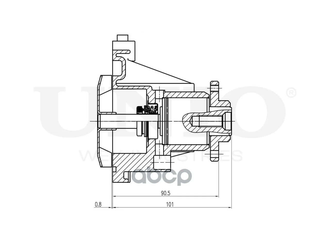 Помпа водяная WAP10090 UNIO - миниатюра 4