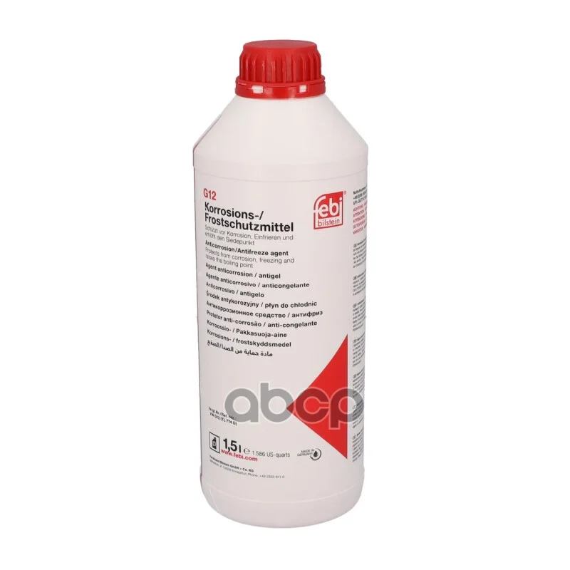 Антифриз G12 FEBI концентрат 1,5л 01381 Febi - миниатюра 2