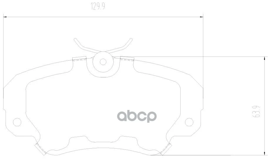 Колодки тормозные OPEL OMEGA 86- диск.перед. - миниатюра 2