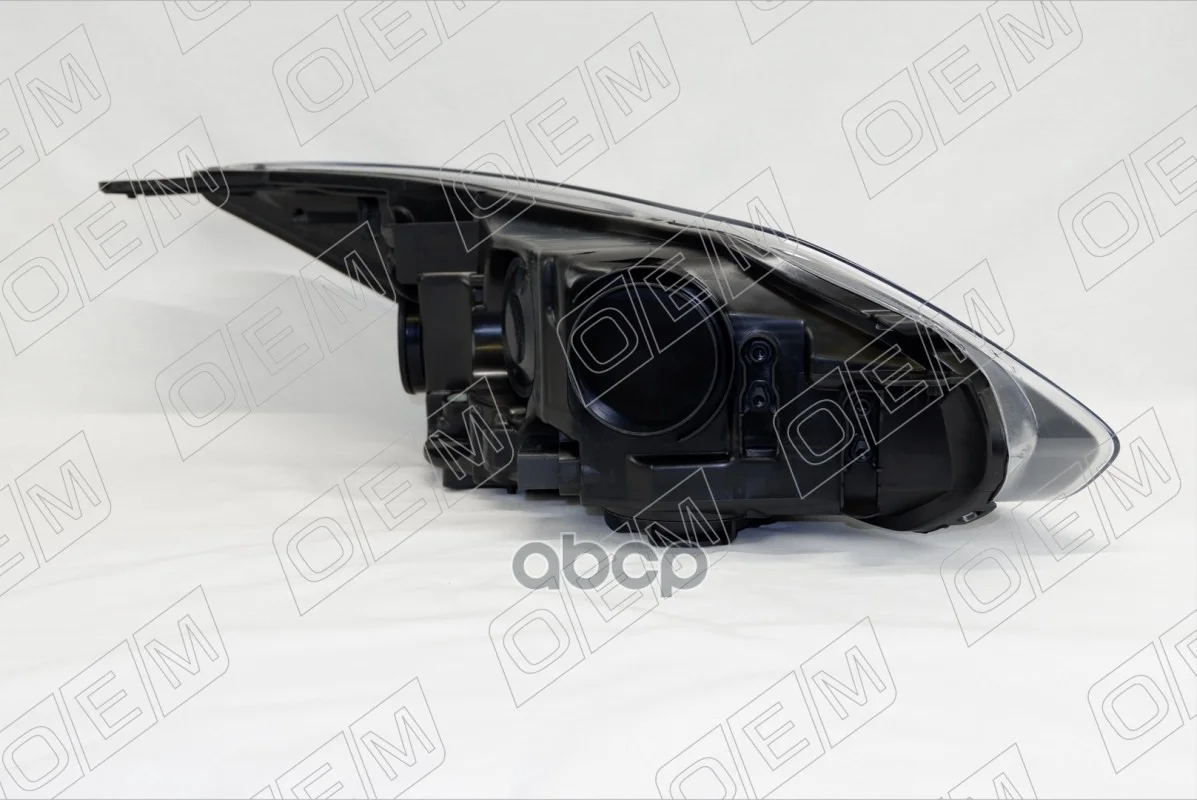 Фара левая Ford Focus 3 2011-2015, галоген, черная - миниатюра 6