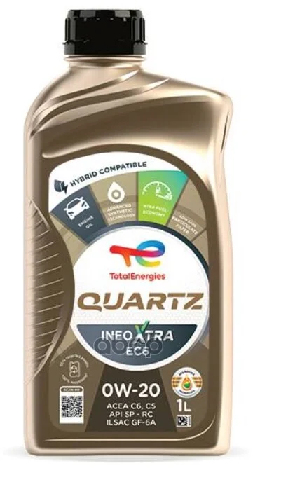 Масло моторное QUARTZ INEO X.EC6 0W20, 1л - изображение 1