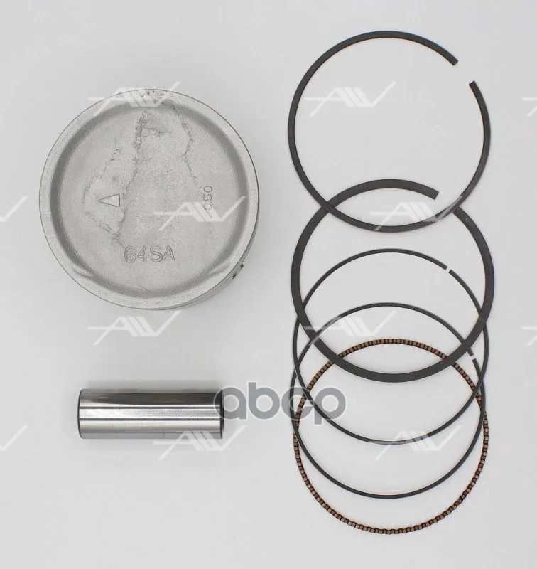 PN-32430 поршень с кольцами STD MITSUBISHI 4G13 SO - миниатюра 2