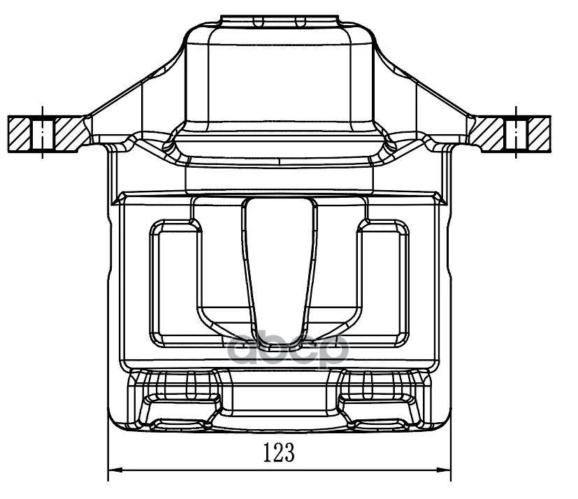 Суппорт тормозной HYUNDAI I30 07- перед.лев. - миниатюра 4