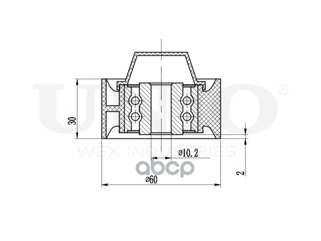 Ролик ремня приводного NISSAN QASHQAI 07- TNS10182 - миниатюра 3