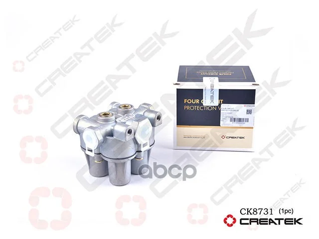 Клапан тормозной 4-х контурный CREATEK CK8731 - изображение 1