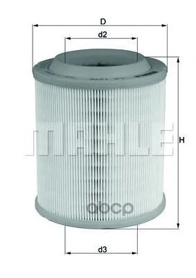 Фильтр воздушный LX1275 Mahle/Knecht - миниатюра 2