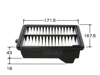Фильтр воздушный JAZZ '09- A888V VIC - изображение 1